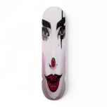 Silky Sarah the Clown skateboards