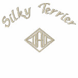 Silky Terrier Dad Gifts Embroidered Polo Shirt