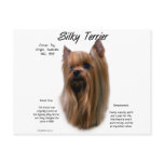 Silky Terrier History Design postcards