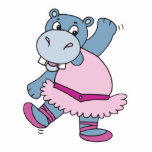 silly ballerina hippo photo sculptures