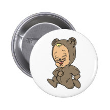 Silly Bear Baby Pins