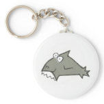 Silly Big Toothes Shark Keychain