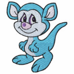 Silly Blue Kangaroo embroidered shirts