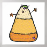 silly candy corn poster