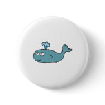 silly cartoon whale buttons