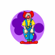 Silly Clown Cut Out