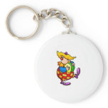 Silly Clown with Beach Ball keychains