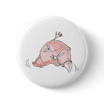 silly croissant cartoon character buttons