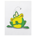 silly cute froggy patience for the fly flyers