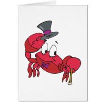 silly dancing crab cards