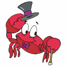 silly dancing crab cut out