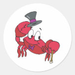 silly dancing crab stickers