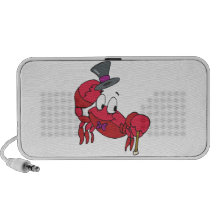 silly dancing crab travelling speakers