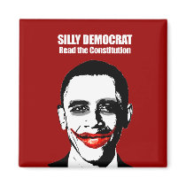 SILLY DEMOCRAT, READ THE CONSTITUTION MAGNET