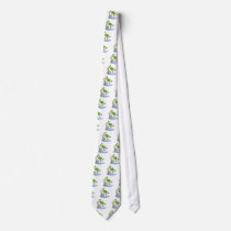 silly diving frog ties