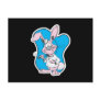 silly doctor bunny rabbit post card