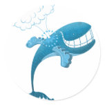 Silly Flying Whale stickers
