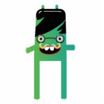 silly geeky monster dude photo sculptures