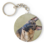 Silly German Shepherd keychains