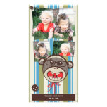 Silly Glasses Sock Monkey Photocards