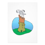 silly golf clubs in golf bag custom invite