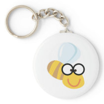 silly goofy bumble bee key chains