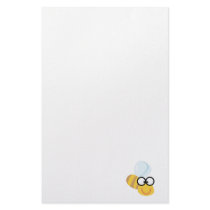 silly goofy bumble bee stationery paper
