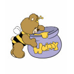 Silly Honey Bee Bear t-shirts