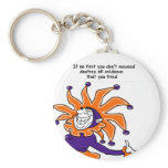 Silly Joker keychains