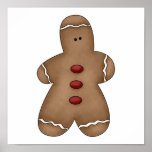 silly little gingerbread cookie posters