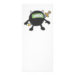 silly little ninja monster custom rack card