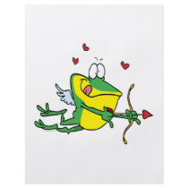 silly love cupid valentine froggy frog custom flyer