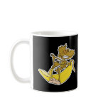silly monkey peeling banana mugs
