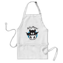 silly moo apron