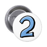 Silly Numbers 2 blue Button