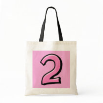 Silly Numbers 2 pink Bag