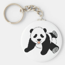 Silly Panda Key Chains