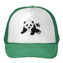 Silly Panda Mesh Hats