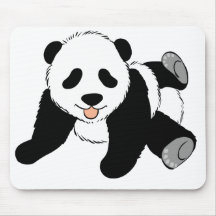 Silly Panda Mouse Pads