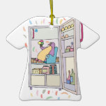 silly penguin in refrigerator ornament
