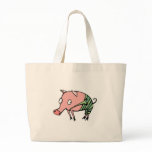 silly pig in overalls bags