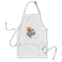 Silly Pilot Bear Aprons