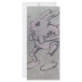 SILLY  PINK  BUNNY RACK CARD