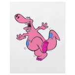 silly pink dancing dinosaur dino flyers