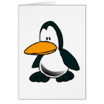 silly sad little penguin cards