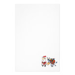 silly santa and christmas donkey stationery paper