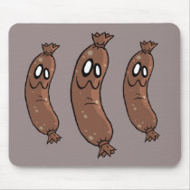 Silly Sausages Mousepad