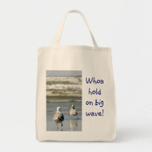 Silly Seagull Canvas Bags