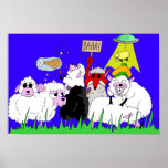 Silly Sheep Poster posters