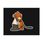 silly sleepy beaver postcard